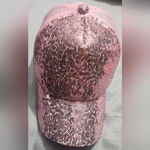 Sparkling Pink Sequin Hat and Minnie mouse hat girls